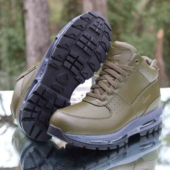 Nike Air Max Goadome Size 6Y Olive Green Canvas - Picture 4 of 15